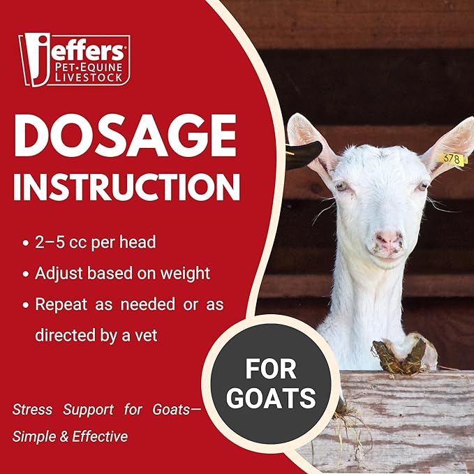 Jeffers Vita-Min Gel for Livestock & Horses – Multivitamin & Mineral Supplement with Selenium, Zinc, Potassium & Turmeric – Easy Oral Gel for Cattle, Goats, Sheep & Pig – 300 cc Tube - 6Pack