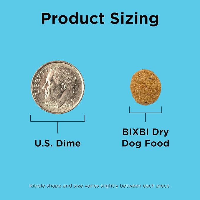 BIXBI Liberty Grain Friendly Dry Dog Food, Rancher's Red Recipe, 4 lbs - Fresh Meat, No Meat Meal, No Fillers - No Soy, Corn, Rice or Wheat for Easy Digestion - USA Made