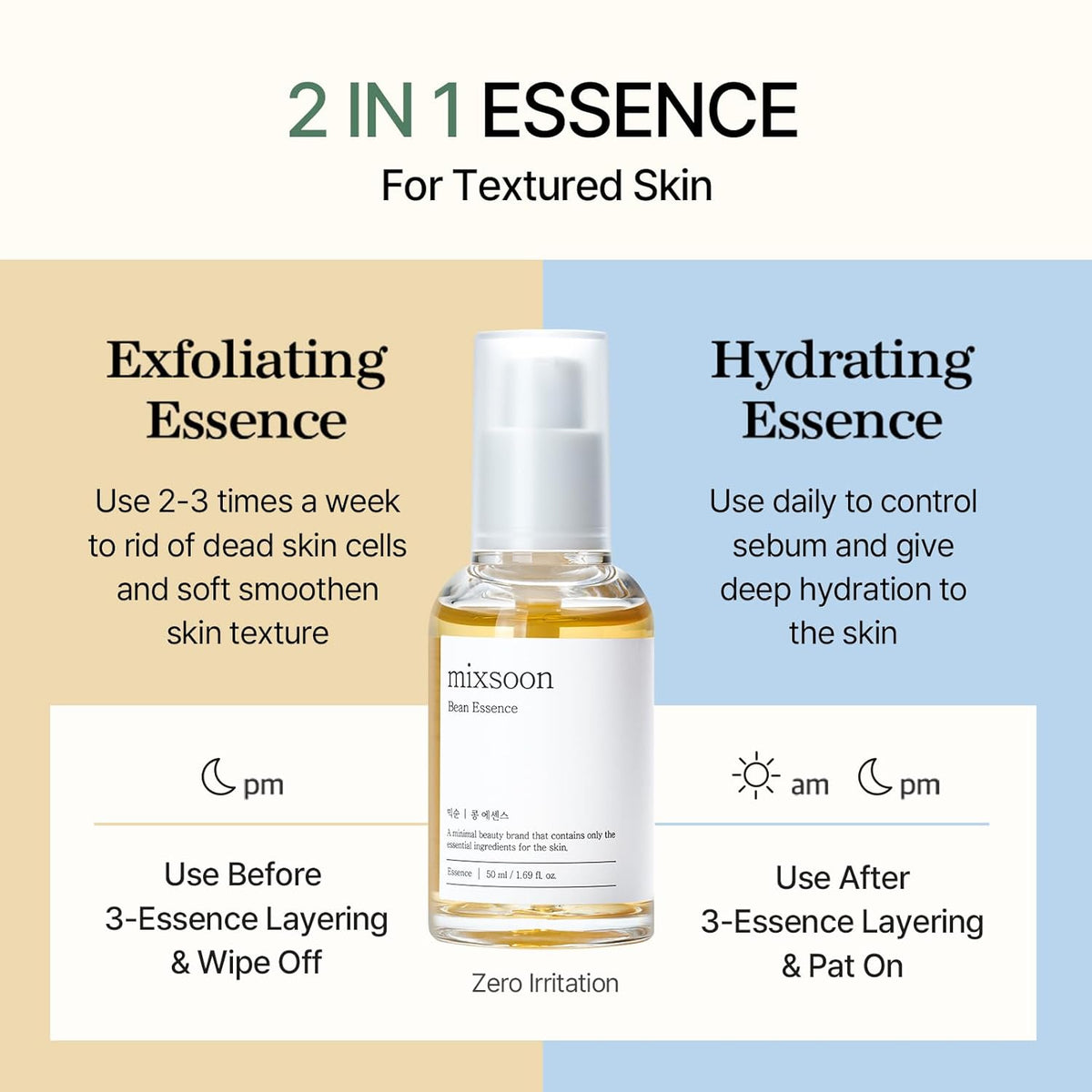 Mixsoon Bean Essence Exfoliating Hyaluronic Acid Serum
