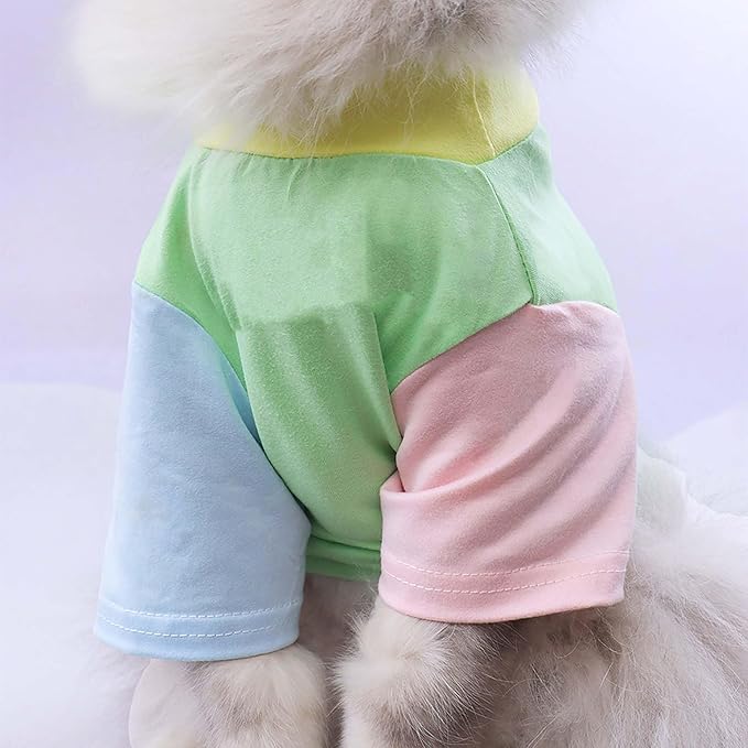Custom Dog Birthday Shirt,Personalized Pet Apparel Print with Name Age Number,Pet Birthday Outfit,Lightweight Breathable Cotton Vest for Small Medium Large Dogs Cat (Dopamine Pink, Medium)