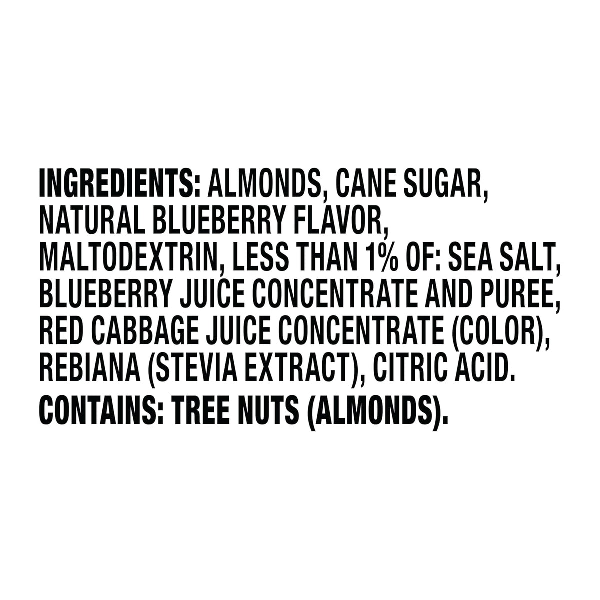 Blue Diamond Almonds, Classic Blueberry Flavored Sweet Snack Nuts, Non-GMO, Kosher, and No Gluten Ingredients or Artificial Flavors, Great size for On-the-go, Lunch, Adults and Kids, 6oz Can
