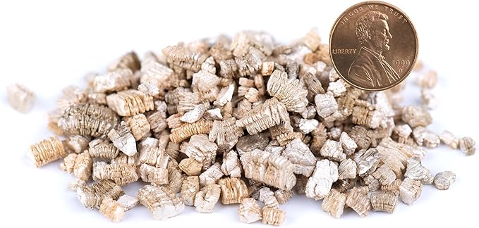 Organic Coarse Vermiculite for Indoor Gardening Plants and Mushrooms – Enhances Soil Aeration, Seed Germination, Rooting Cuttings – Small Packages and Bulk (Vermiculite Grade 4 – Coarse, 15 quarts)