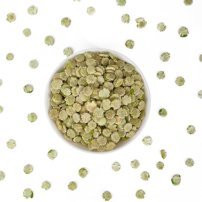 Pea Flakes for Guinea Pigs - Pet Treats, Suitable for Chinchillas, Rabbits, and Small herbivorous Animals(1.5 lb (Pack of 1))