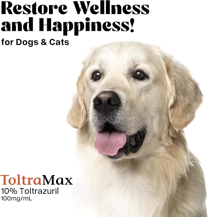Toltrazuril 10.0% for Horses, Dogs, Cats, 1/2 Gallon, for Non-Food Chain Animals, Chicken
