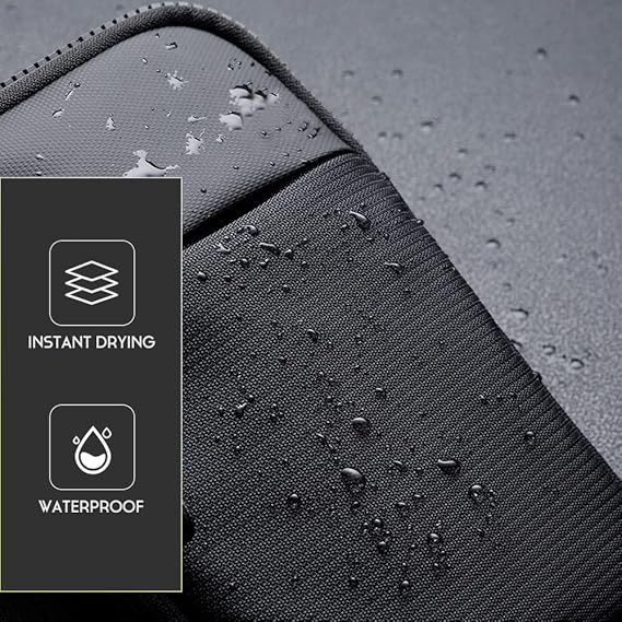Simptech Mini Crossbody Sling Bag Chest Bag Dual Pocket Water Resistant Fanny Pack Running Phone Holder for Men Women Workout Travelling