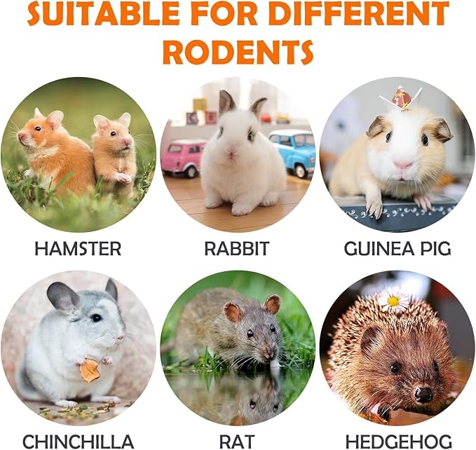 Sofier Guinea Pig Tunnel Hideout Cage Accessories Chew Toys for Hamster Rabbit Ferret Rat Chinchilla Hedgehog Enrichment Playpen Boredom