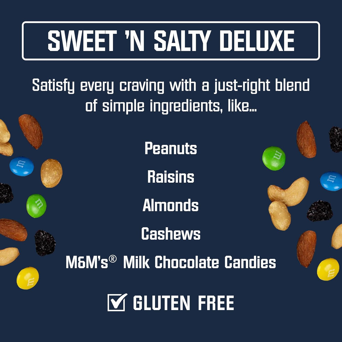 Kar’s Nuts Sweet ‘N Salty Deluxe Trail Mix, 1.5 oz – Grab & Go Bags, Individual Snack Packs (Pack of 18), Gluten-Free Trail Mix Snack