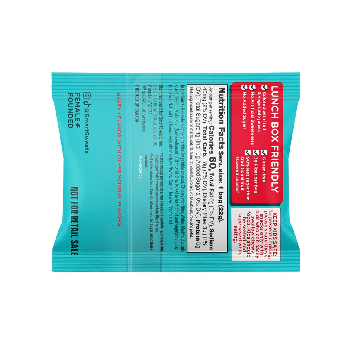 Smart Sweets Mini Sweet Fish Multipack, 6.24 Ounce