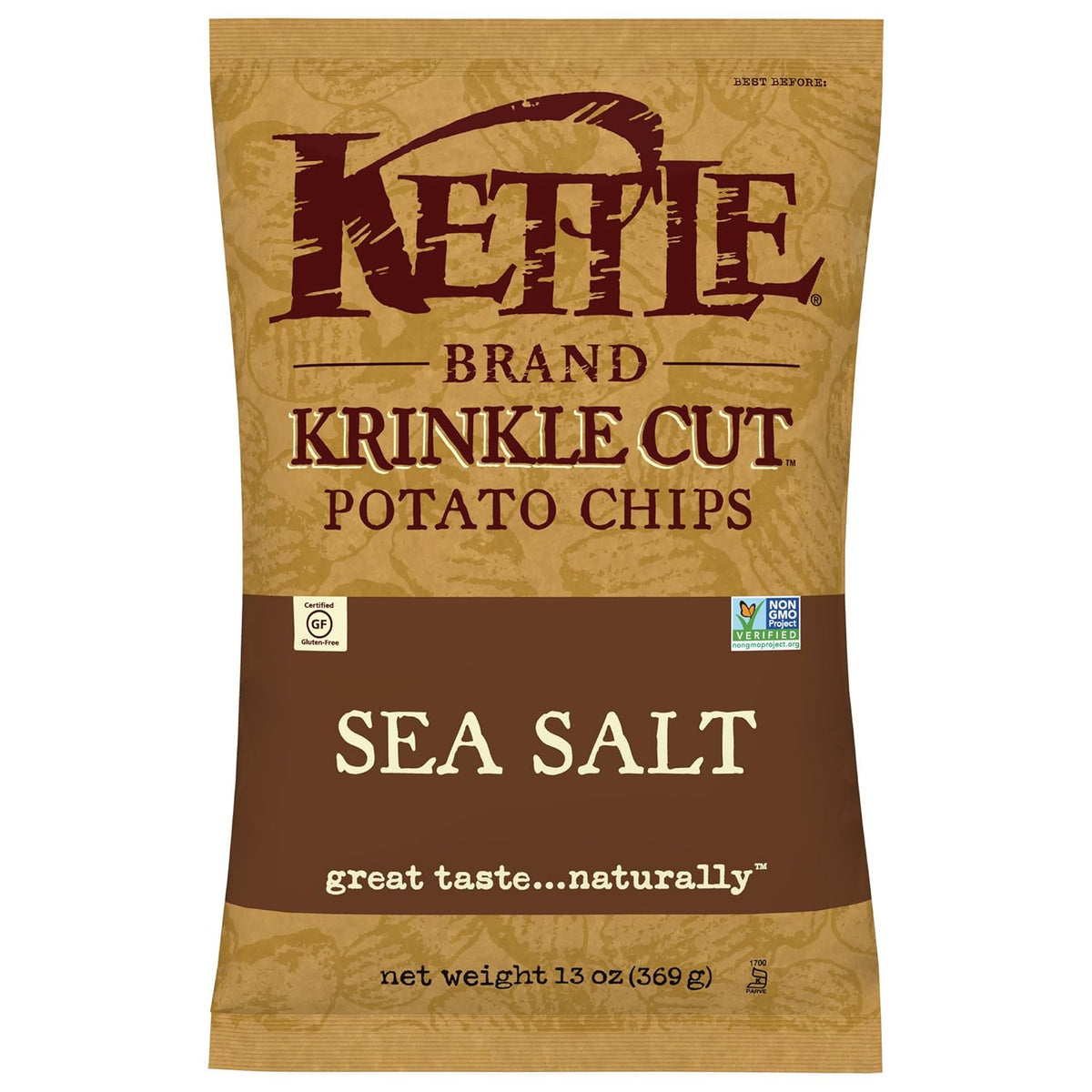 Kettle Foods Salt And Vinegar Potato Chips, 13 OZ