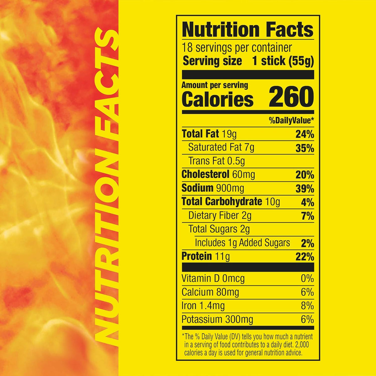Slim Jim Monster Smoked Meat Sticks, Original Flavor, High Protein, 1.94 oz. (18 Count)