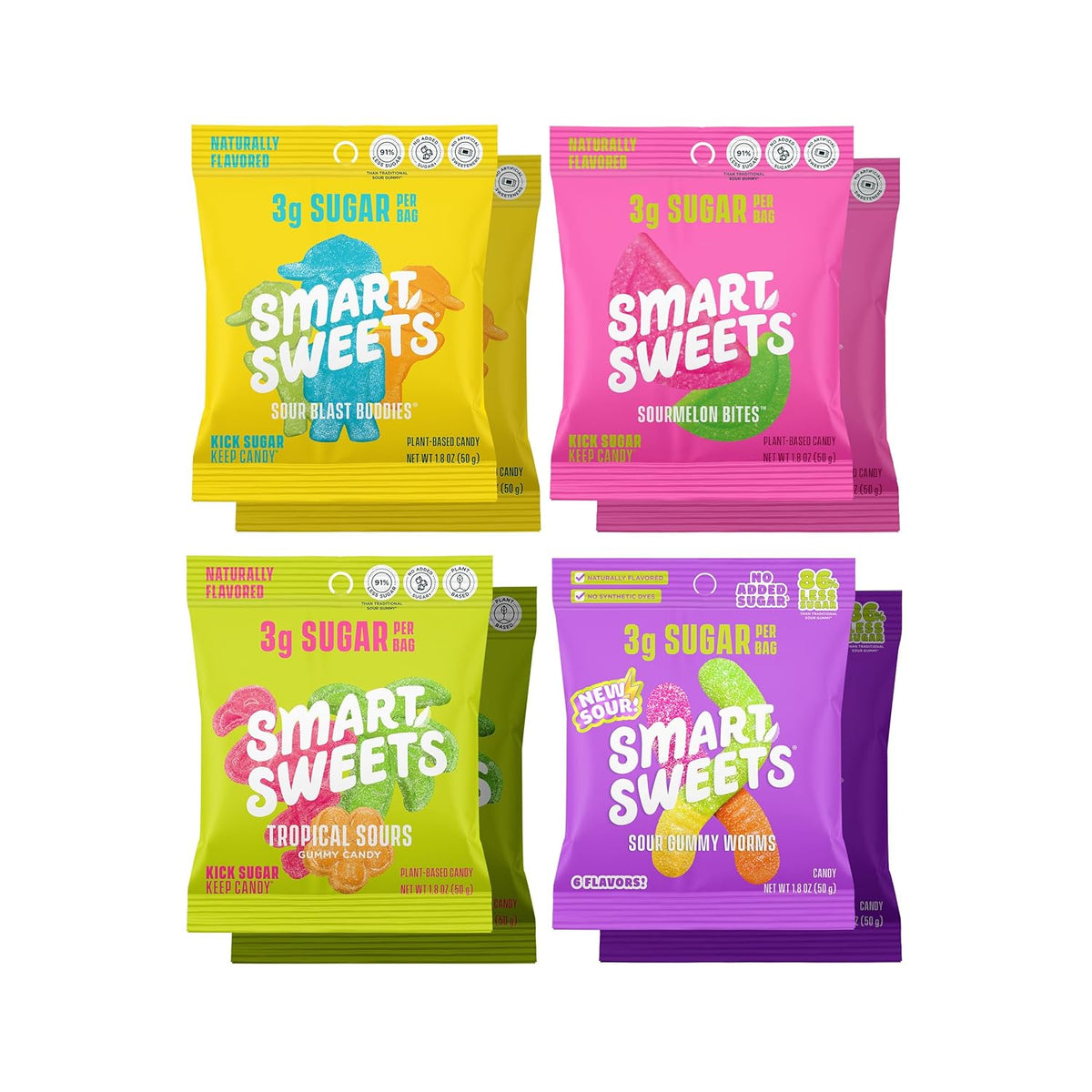 Smart Sweets Mini Sweet Fish Multipack, 6.24 Ounce