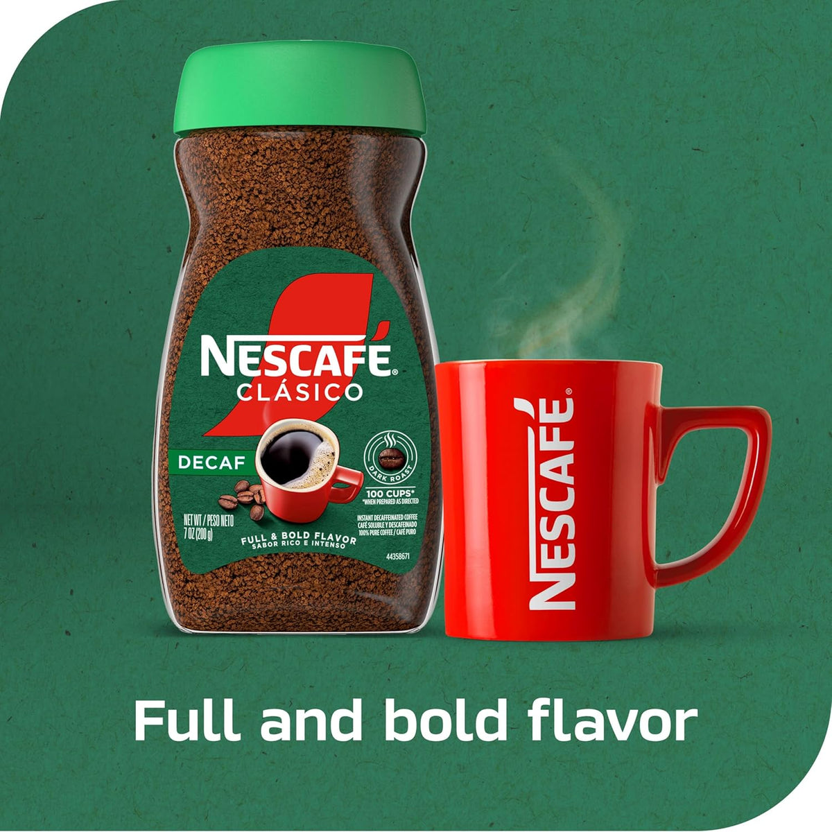 Nescafe Clasico Decaf, 7 Ounce Jar