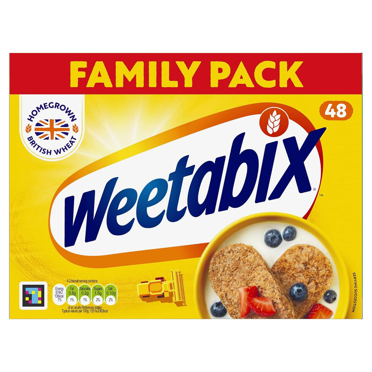 Weetabix Cereal Biscuits, Pack of 48
