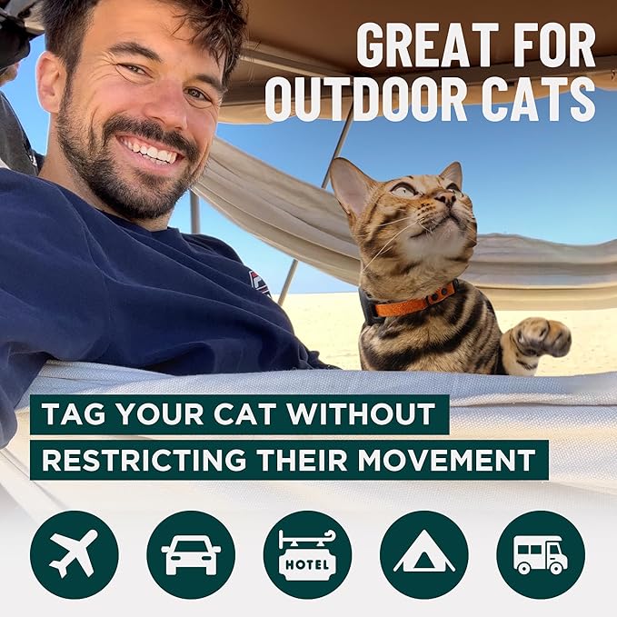 OutdoorBengal Orange Cat Collar Breakaway, Soft Padding for Medium to Large Cats - Durable Heavy Duty Tactical Fabric, Comfortable, Quick Release Breakaway Cat Collars, No Bell Collar (Orange, Adult)