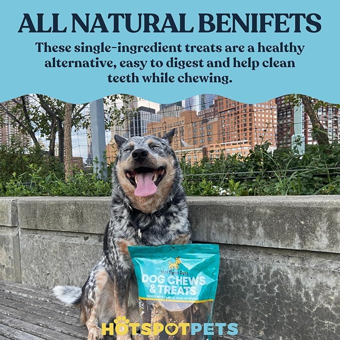 hotspot pets Premium Split Elk Antlers for Dogs - 7 Inch Large Dog Chews (2 Pack) Made in USA -Naturally Shed Antler Bone for Large Breed Aggressive Chewers -Promotes Natural Dental Hygiene