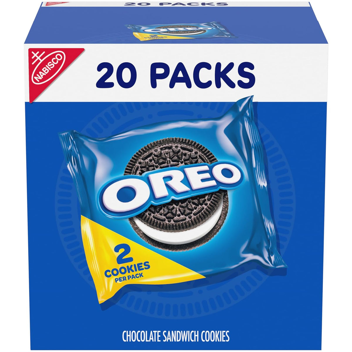 oreo chocolate sandwich cookies 20 snack packs of 2 cookies each kosher