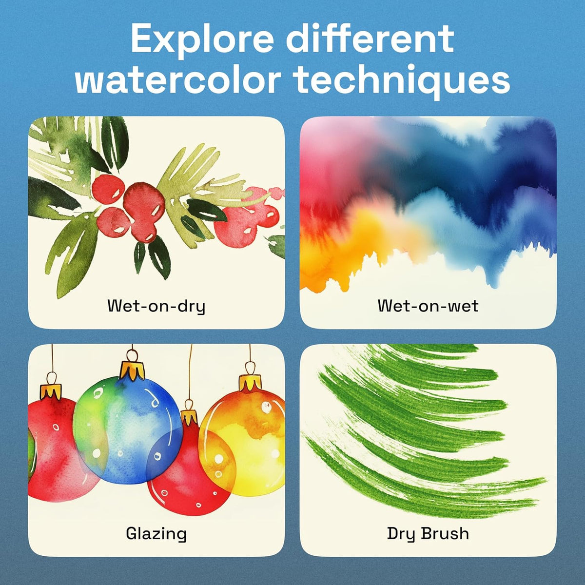 ARTISTRO Watercolor Paint Set - Portable Paint Kit - Perfect for Gifting to Adults, Teens, Tweens, & Kids