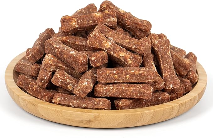MON2SUN Dog Treats 2 Inch Chicken & Oat Treats with Cranberry Powder, Crunchy Biscuits for Small Dogs, Training Rewards, 21.16 oz (70 Count)