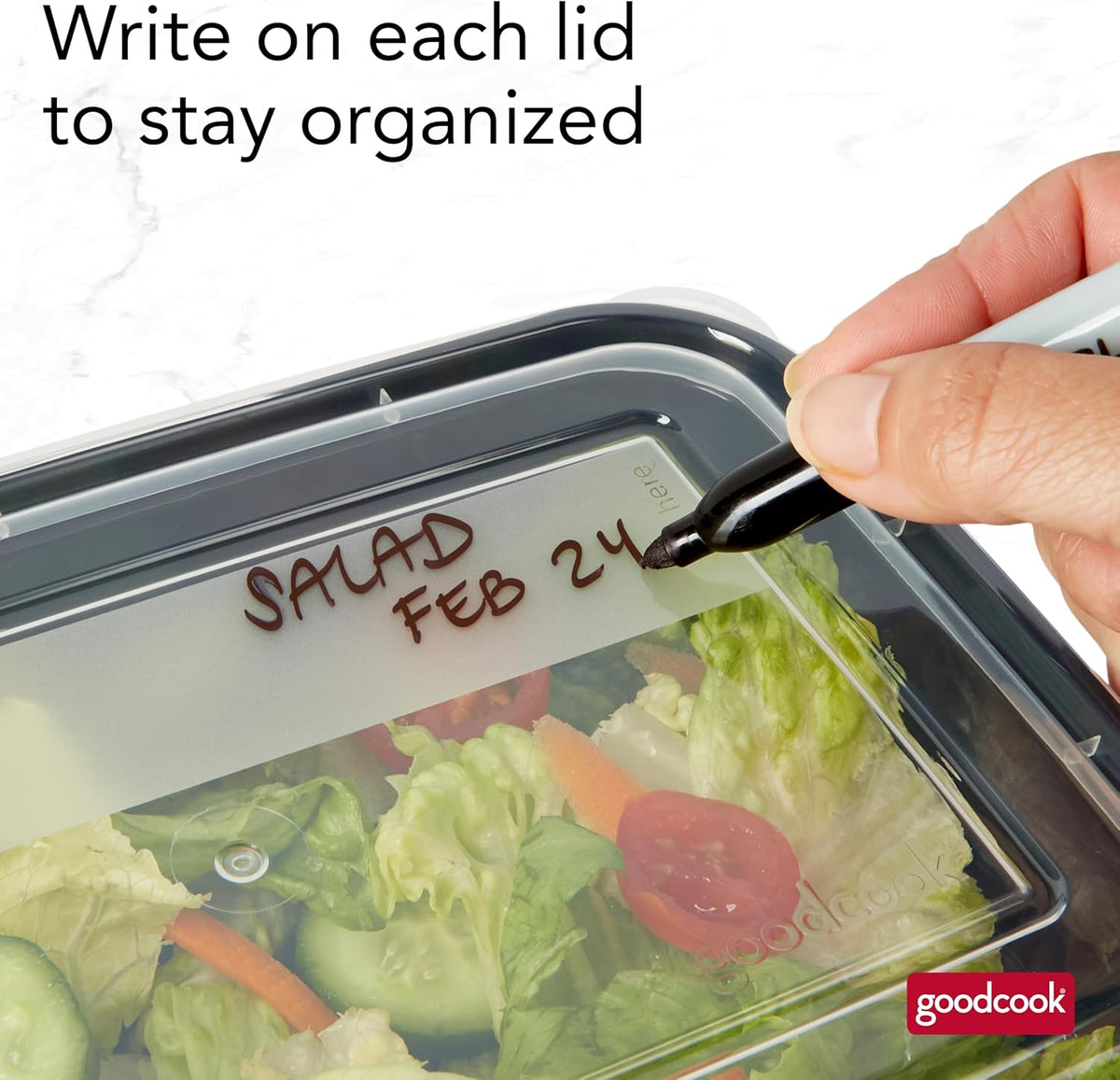 GoodCook Meal Prep Containers, Single