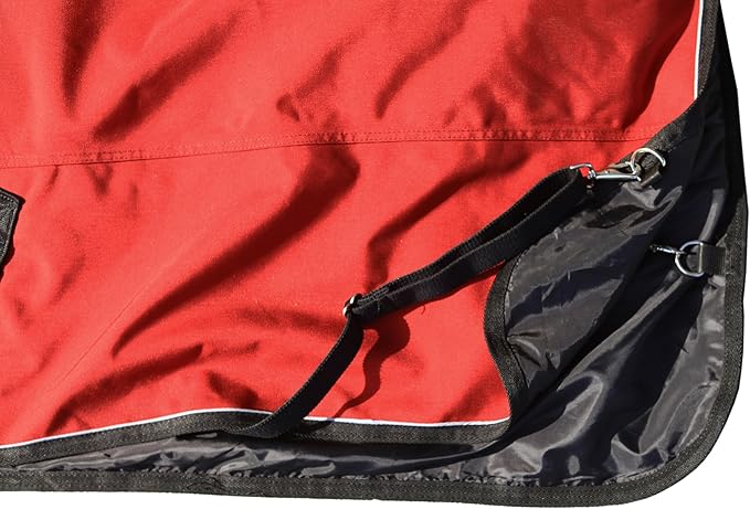 T TEKE Ultimate Turnout Blanket for Horses, 1050D Ballistic Nylon Outer, 300g Heavy Weight Filling