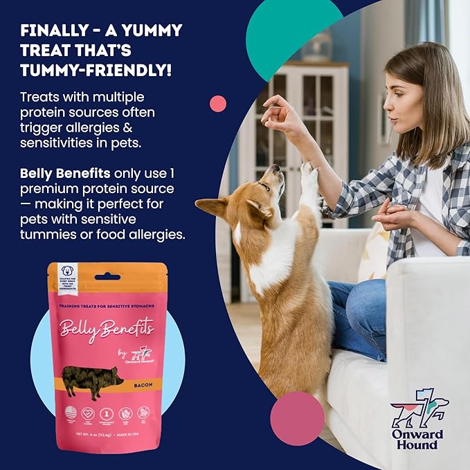 Training Treats for Dogs - Soft Venison - Low Calorie Dog Training Treats for Sensitive Stomachs with Single Source Premium Protein, Corn Free, & Soy Free Formula - 10 oz
