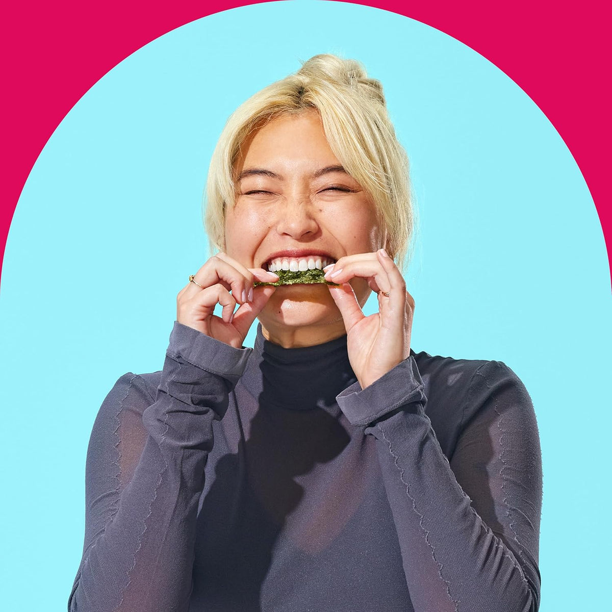 Gimme Seaweed Organic Premium Roasted Seaweed Snacks, Korean BBQ, 6 Count, Keto, Vegan, Gluten-Free, Great Source of Omega3s and Iodine, Healthy On-The-Go Snack for Kids and Adults