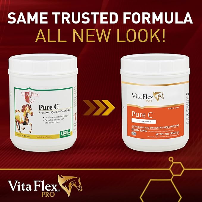 Pro Pure C Premium Quality Horse Vitamin C, 2 Pounds, 128-Day Supply