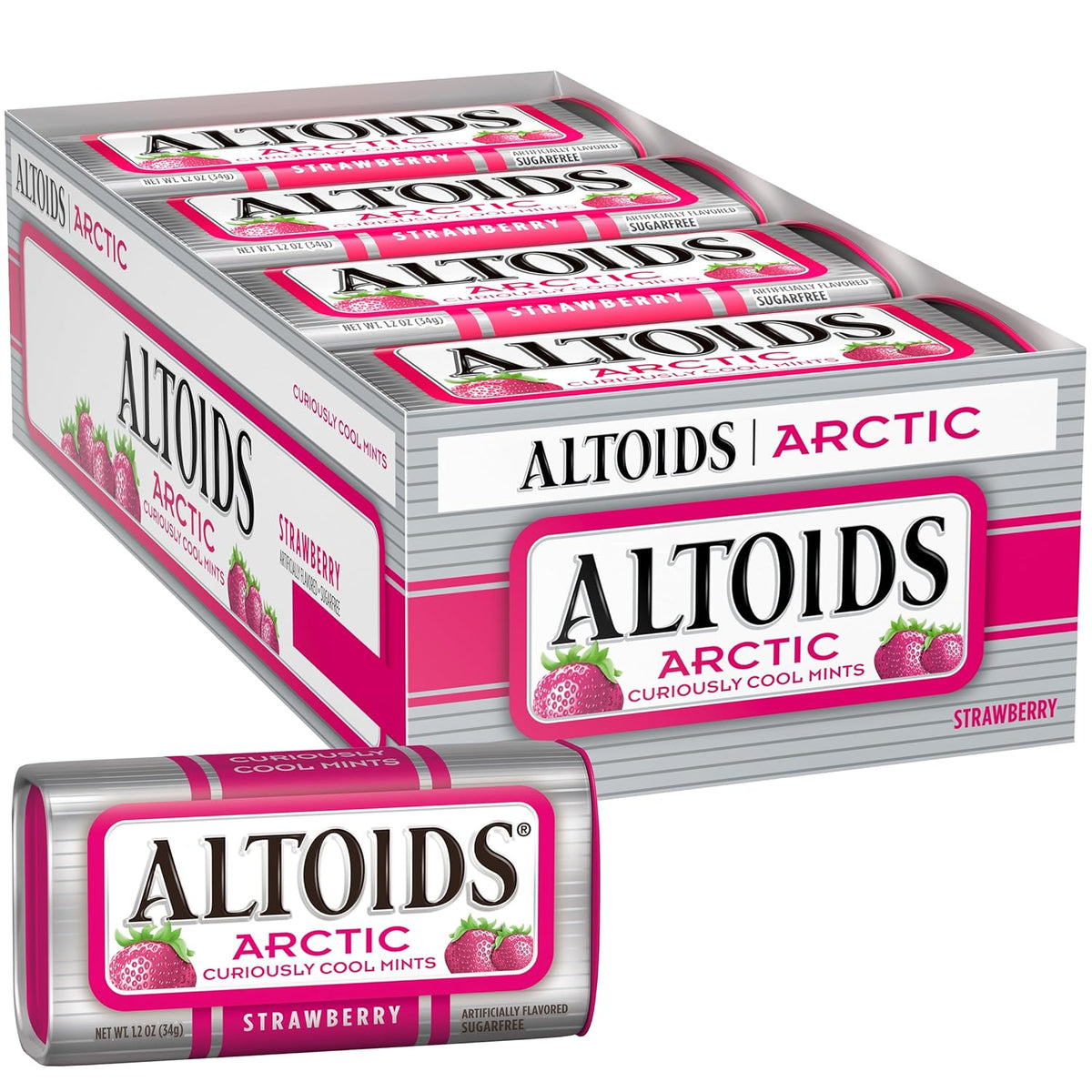 AltoidsWintergreen Curiously Strong Mints, 1.76 Ounce Each (3 Pack, 5.28 Ounce Total)
