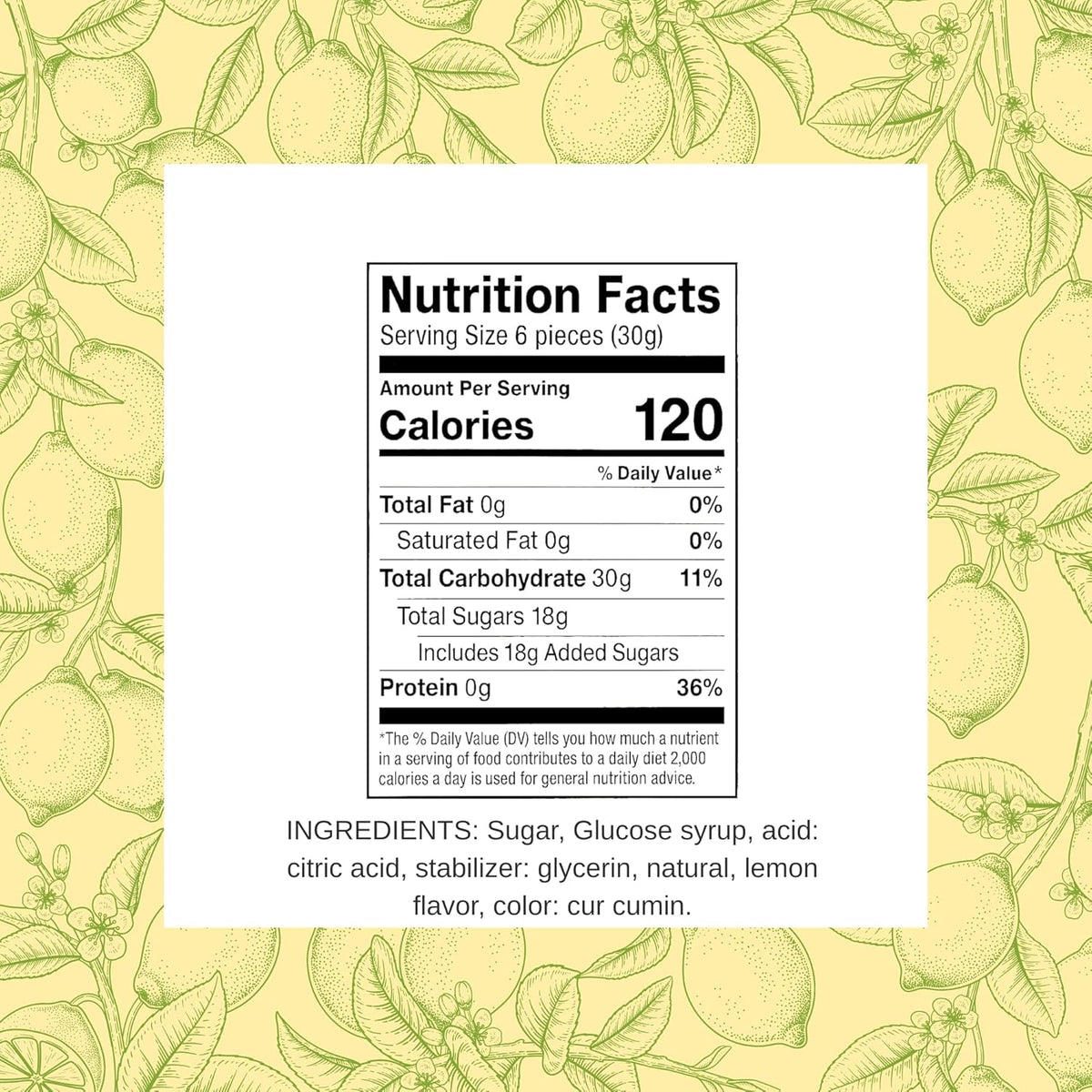 Sanniti Limoncini Frizzanti Candy | Sparkling Candies with Natural Flavor Made with Italian Lemons | 6.17 Ounce Bag