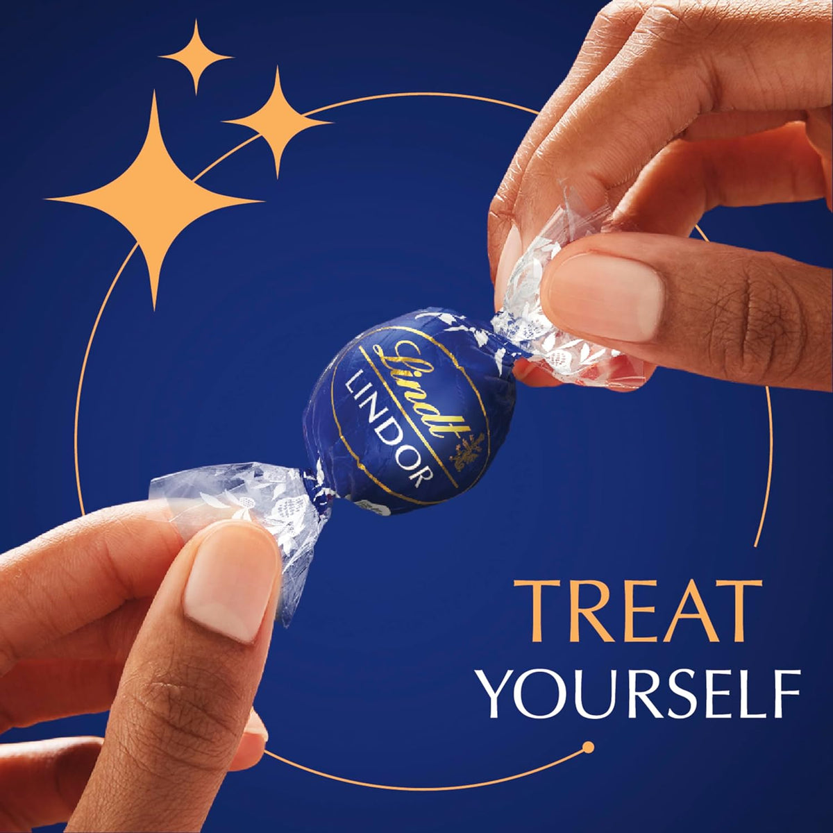 Lindt LINDOR Assorted Dark Chocolate Candy Truffles, 12.7 oz. Bag