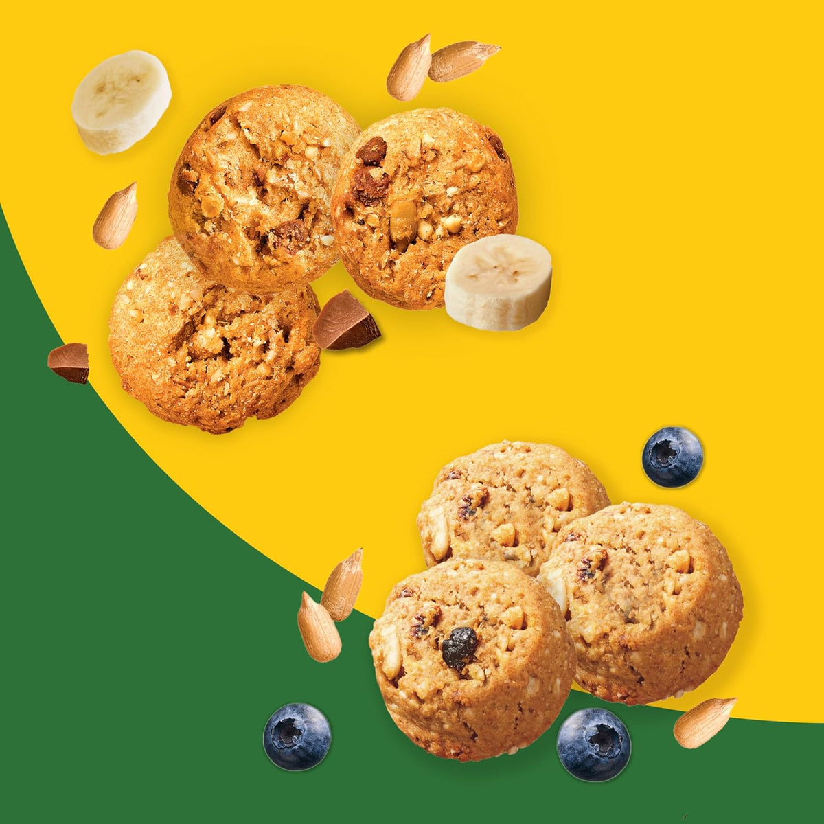 belVita energy snack bites variety pack, 2 flavors, 15 snack packs, 1.12 oz each