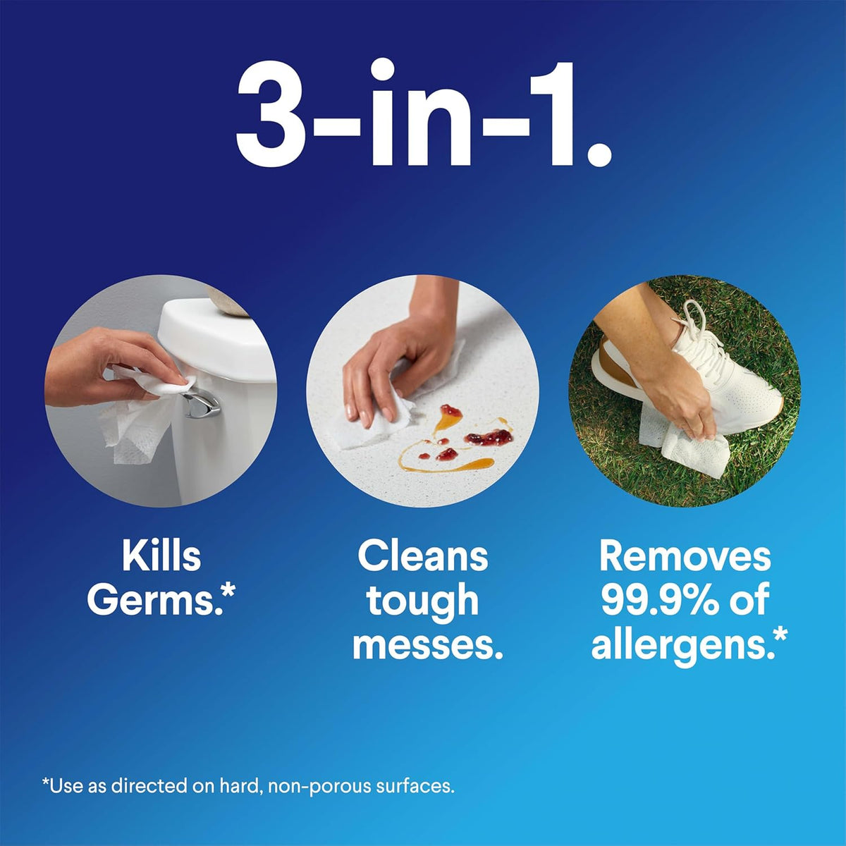 Clorox Disinfecting Wipes Flex Pack, Bleach Free, Fresh Scent, 75 Count, Pack of 3 (Pack May Vary)