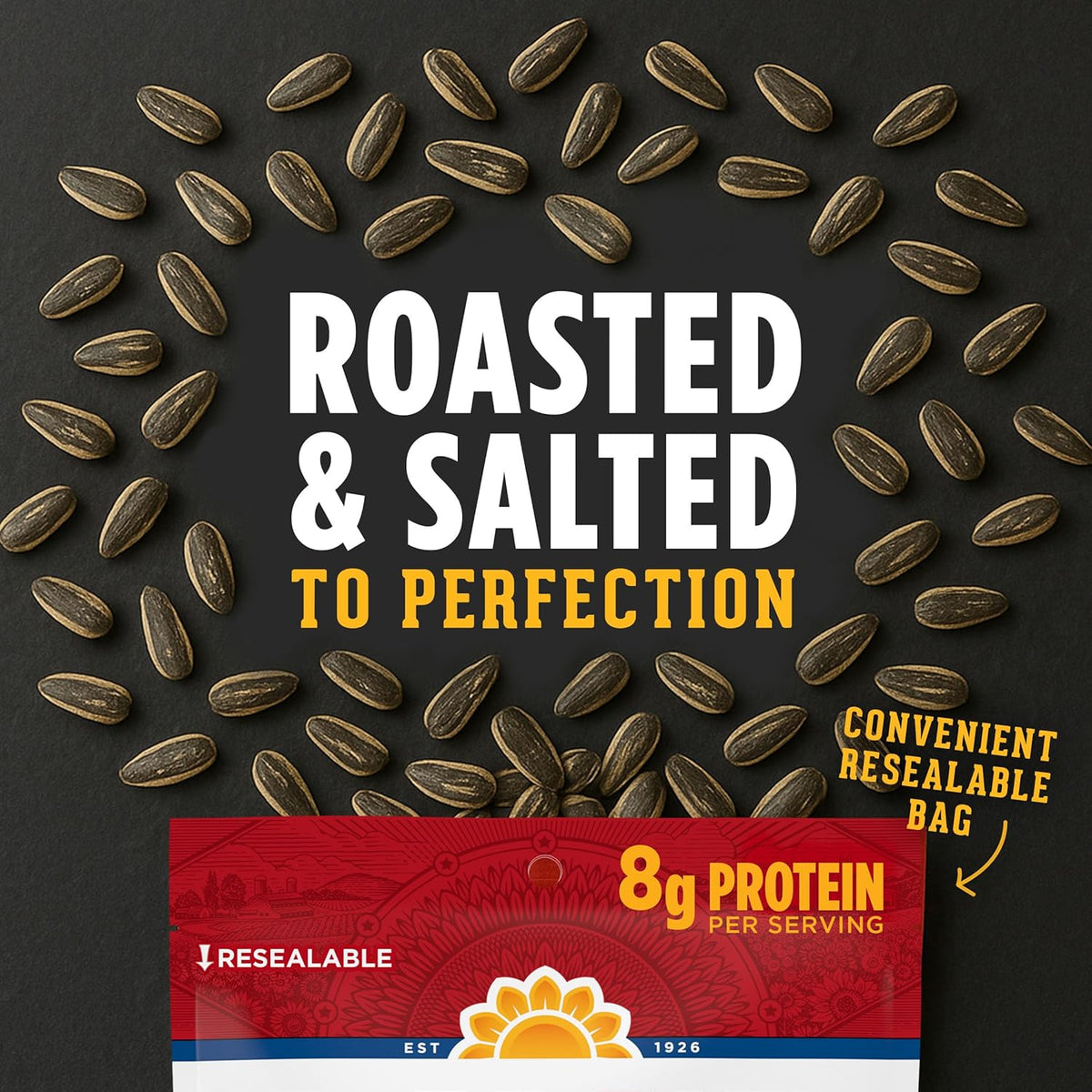 DAVID Jumbo Sunflower Seeds, Bar-B-Q Flavor, 5.25 oz.