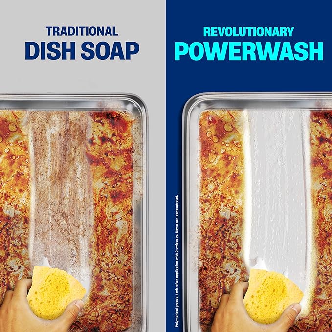 Dawn Powerwash Lemon Dish Spray, Liquid Dish Soap 2 Refills, 43 Fl Oz