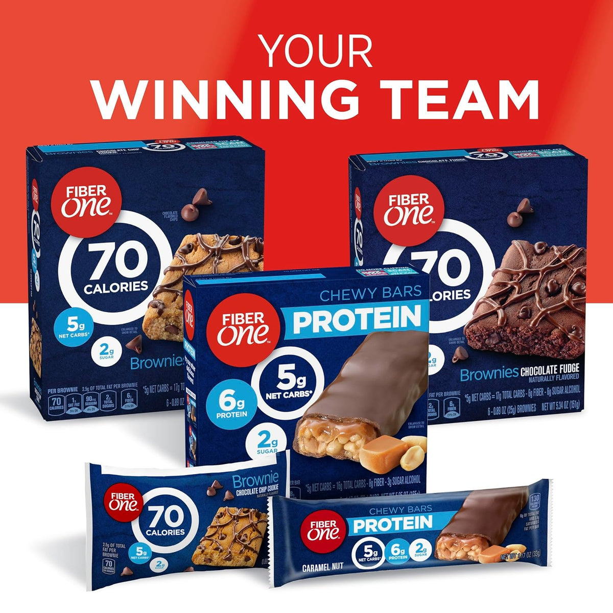 Fiber One 70 Calorie Soft Baked Cinnamon Coffee Cake Bars, 18 Ct, 16 oz Mega Pack, Low Calorie Snack