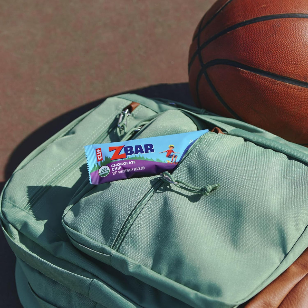 Zbar - Chocolate Chip - Soft-Baked Energy Snack Bars - Non-GMO - 12g Whole Grains - USDA Organic Granola Bars - Snacks for Kids (24 Pack)