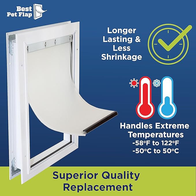 Medium Non PVC Compatible w/PetSafe PAC11-11038 - 8 1/8" x 12 7/8" Longer Lasting, Most Energy Efficient, Less Shrinkage, BPA Free